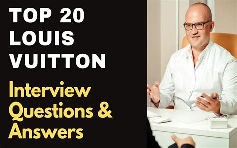 louis vuitton pre-recorded video interview|louis vuitton questions and answers.